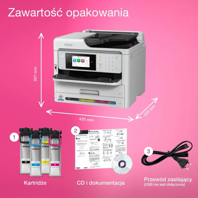 Drukarka wielofunkcyjna EPSON WorkForce Pro WF-C5890DWF