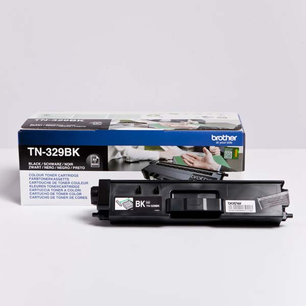 Toner BROTHER TN-329BK - czarny, 6000 stron