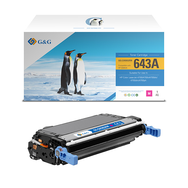 Toner G&G zamiennik HP Q5953A - magenta, 10000 stron