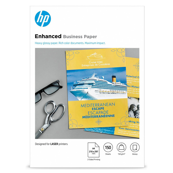 Papier fotograficzny HP Enhanced Business Glossy Laser Photo CG965A - A4 150 arkuszy