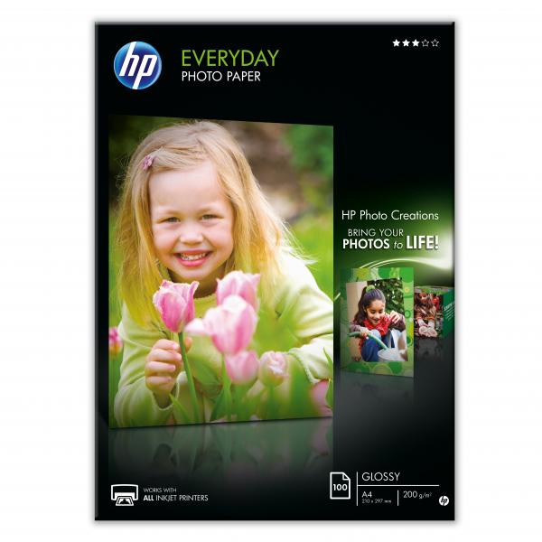 Papier fotograficzny HP Everyday Glossy Photo P Q2510A - A4 100 arkuszy
