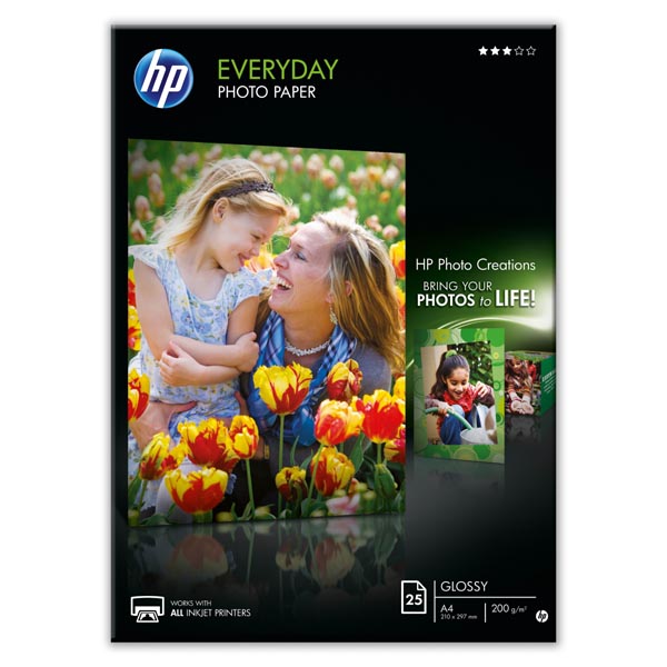 Papier fotograficzny HP Everyday Glossy Photo P Q5451A - A4 25 arkuszy