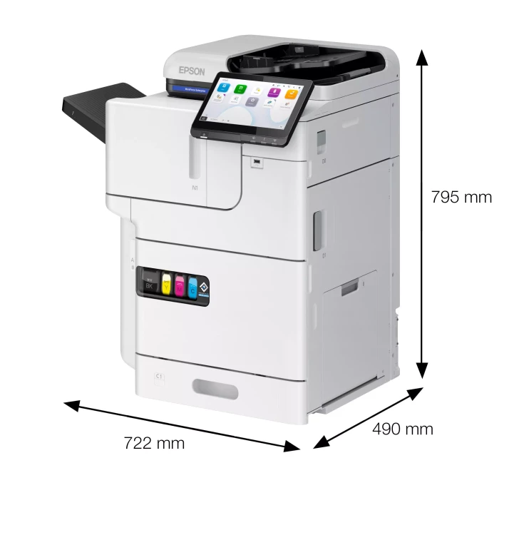 Drukarka wielofunkcyjna EPSON WorkForce Enterprise AM-C550z z wewnętrznym modułem wykańczającym