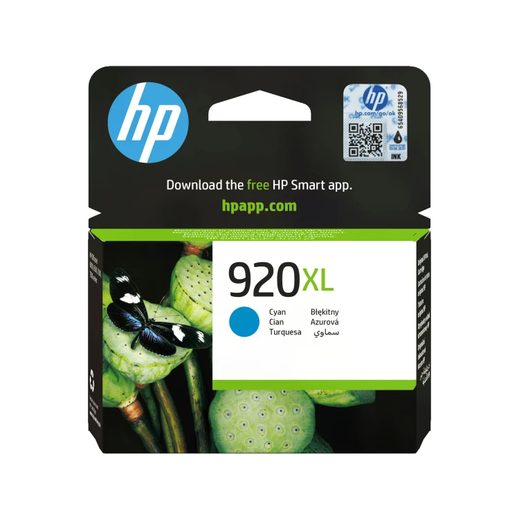 Tusz HP 920XL - cyan, 7.5 ml