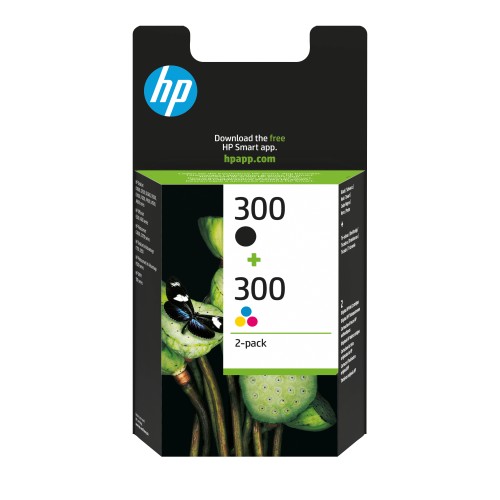 Tusz HP 300 - czarno-kolorowy combo pack