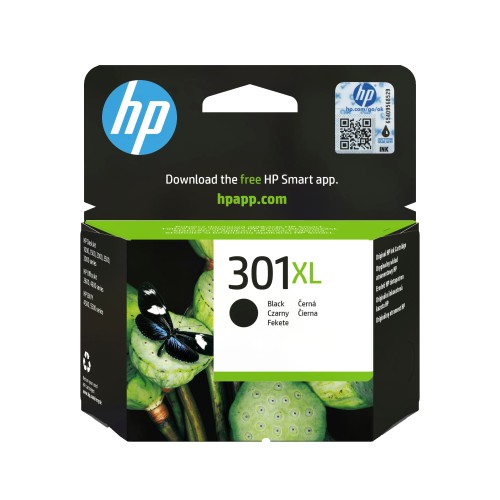 Tusz HP 301XL - czarny, 8 ml