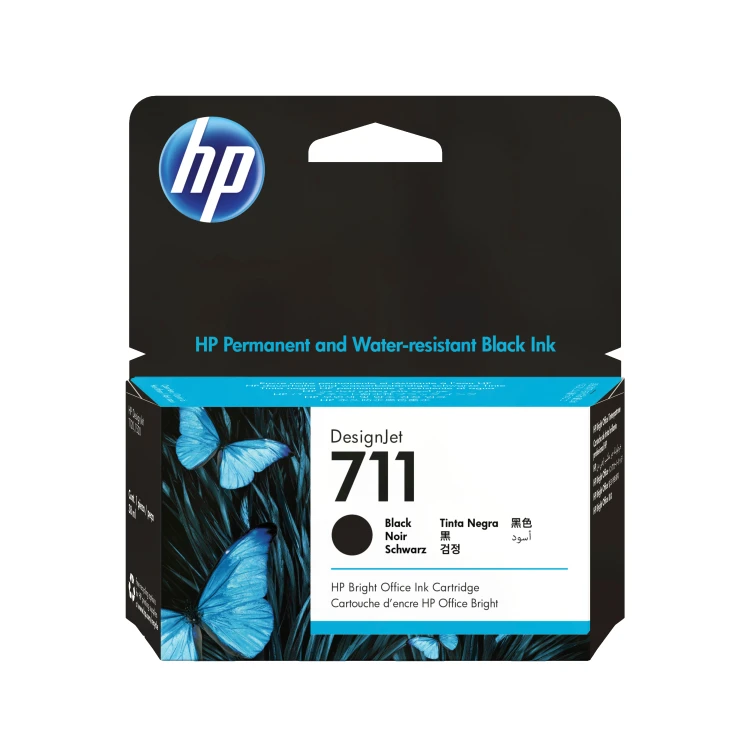 Tusz HP 711 - czarny, 38 ml