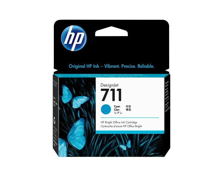 Tusz HP 711 - cyan, 29 ml