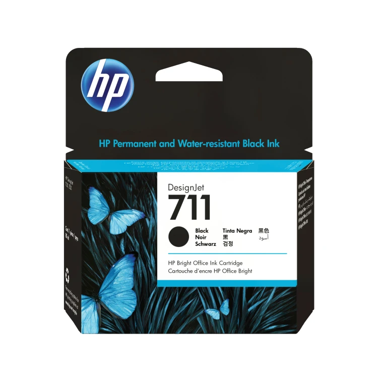 Tusz HP 711 - czarny, 80 ml