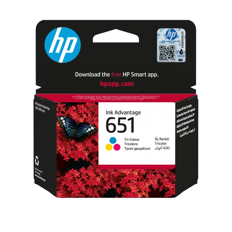 Tusz HP 651 - trójkolorowy, 14 ml