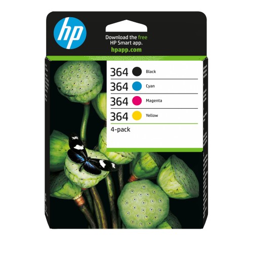 Tusz HP 364 - czarny, cyan, magenta, żółty (4-pak)