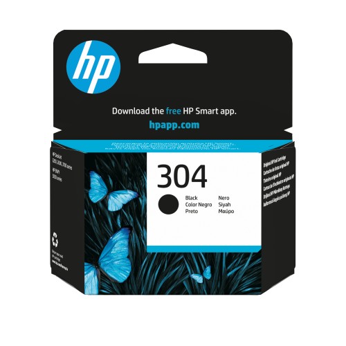 Tusz HP 304 - czarny, 4 ml
