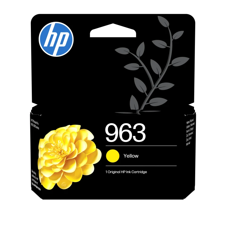 Tusz HP 963 - żółty, 10.7 ml
