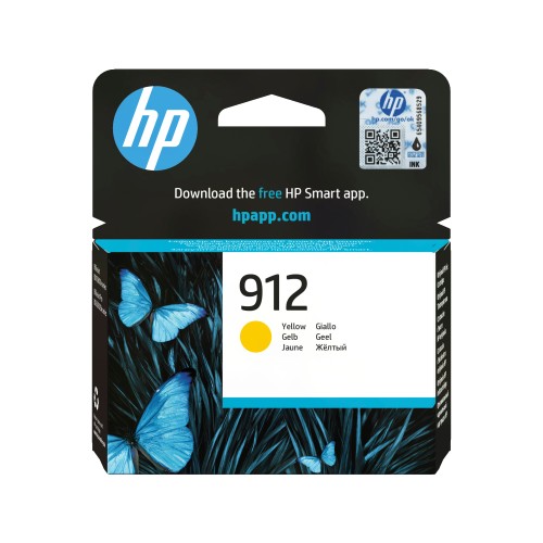 Tusz HP 912 - żółty, 2.93 ml