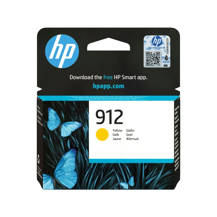 Tusz HP 912 - żółty, 2.93 ml