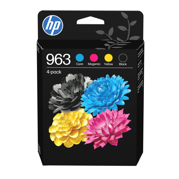 Tusz HP 963 - czarny, żółty, cyan, magenta (4-pak)