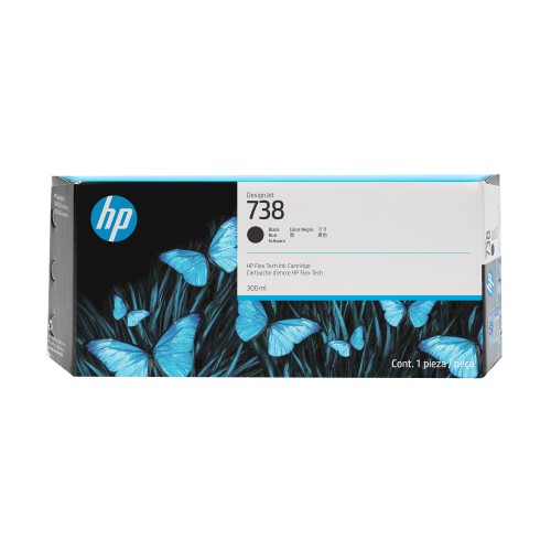 Tusz HP 738 - czarny, 300 ml