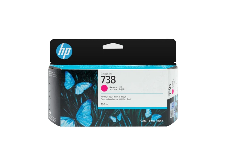 Tusz HP 738 - magenta, 130 ml