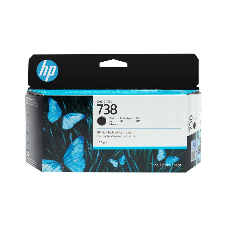 Tusz HP 738 - czarny, 130 ml