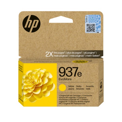 Tusz HP 937 - żółty, 4 ml