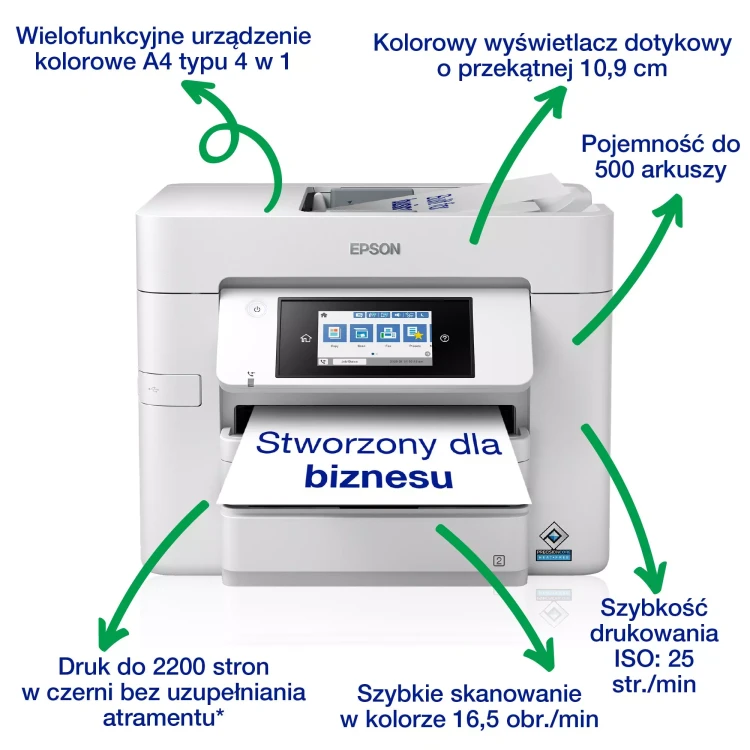 Drukarka wielofunkcyjna EPSON WorkForce Pro WF-C4810DTWF