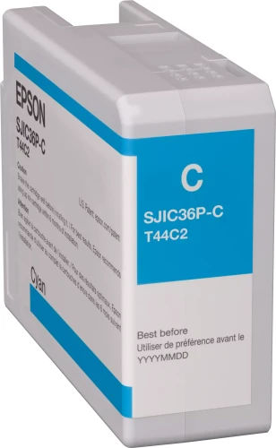 Tusz Epson SJIC36P C Cyan T44C2