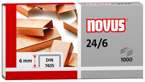 ZSZYWKI MIEDZIOWANE NOVUS 24/6 x 1000