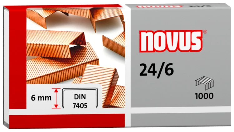 ZSZYWKI MIEDZIOWANE NOVUS 24/6 x 1000
