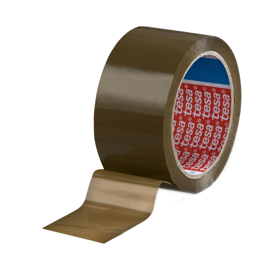 TAŚMA PAKOWA TESAPACK STANDARD SOLVENT 66M x 48MM BRĄZOWA