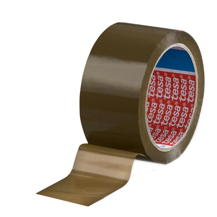 TAŚMA PAKOWA TESAPACK STANDARD SOLVENT 66M x 48MM BRĄZOWA