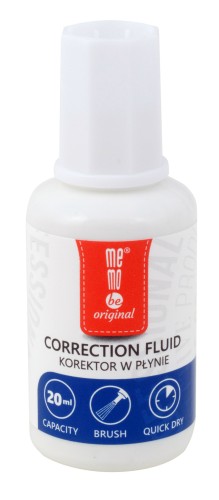 Korektor w płynie MEMOBE z pędzelkiem1 szt. etui