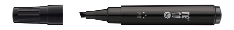 Marker permanentny M201 MemoBe końcówka ścięta 1-4 mm czarny