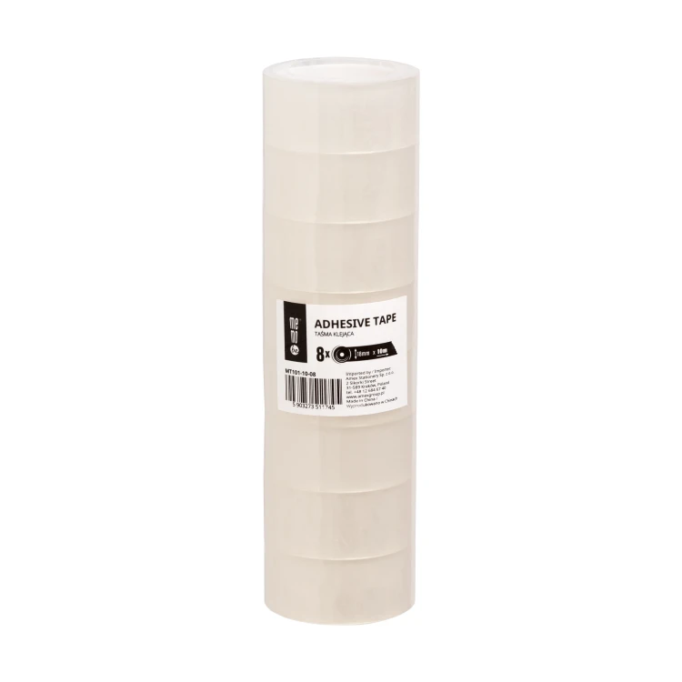 Taśma klejąca MemoBe 18mm x 10m , 8 sztsłupek