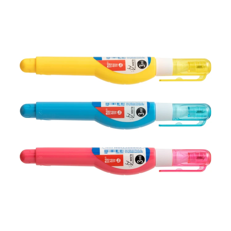 Korektor w pisaku MEMOBE Mini z metalową końcówką 3ml , 1 szt. etui