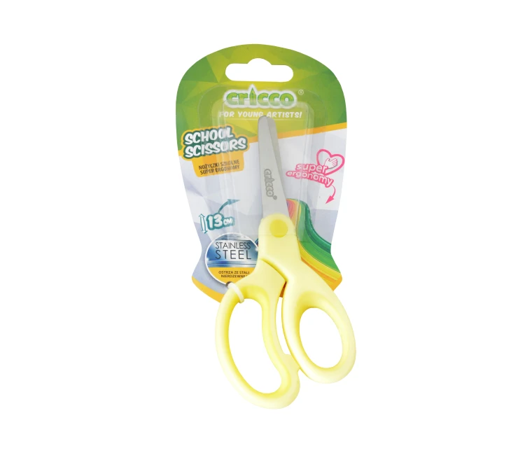 NOŻYCZKI SZKOLNE CRICCO SUPER ERGONOMY13 CM