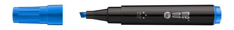 Marker permanentny M201 MemoBe końcówka ścięta 1-4 mm niebieski