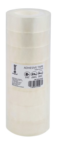 Taśma klejąca MemoBe 19mm x 33m , 8 sztsłupek