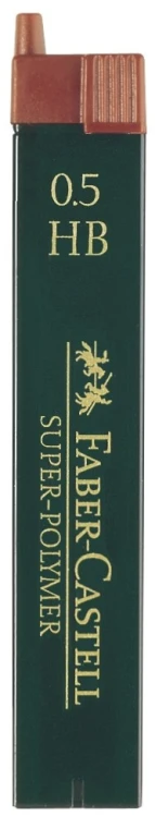 WKŁAD GRAFITOWY SUPERPOLYMER 9065 0,5MM HB FABER-CASTELL