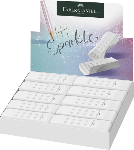 GUMKA DO ŚCIERANIA RollOn SPARKLE COSMIC BIAŁA FABER-CASTELL