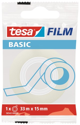 TAŚMA BIUROWA TESA BASIC 33M X15MM W ETUI 1 SZT.