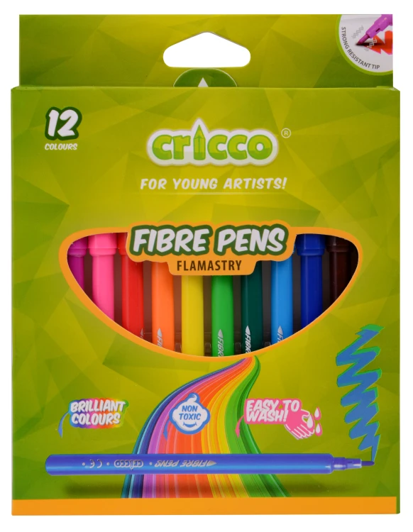 FLAMASTRY CRICCO 12-KOL. OP. KARTONOWE