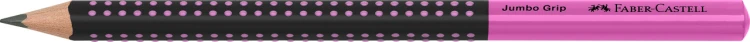 OŁÓWEK JUMBO GRIP TWO TONE CZARNY/RÓŻOWY FABER-CASTELL