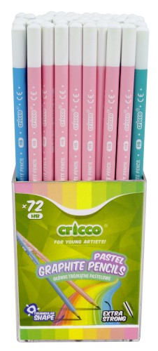 OŁÓWEK CRICCO TRÓJKĄTNY PASTELOWY HB