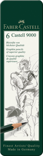 OŁÓWEK CASTELL 9000 6 SZT. FABER-CASTELL