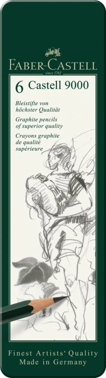 OŁÓWEK CASTELL 9000 6 SZT. FABER-CASTELL