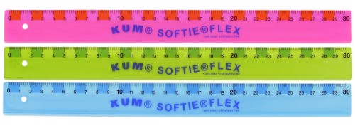 LINIJKA 30CM SOFTIE FLEX W WORECZKU OPAKOWANIE KARTONOWE KUM
