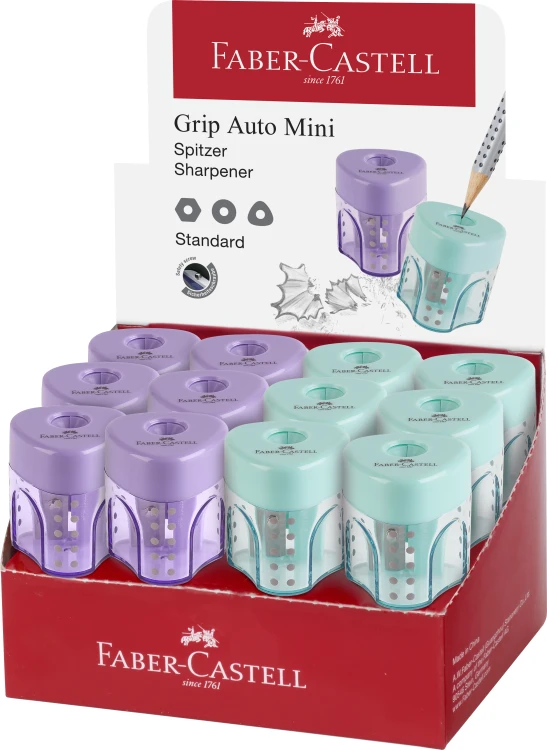 TEMPERÓWKA AUTO GRIP MINI KOLORY TREND FABER-CASTELL