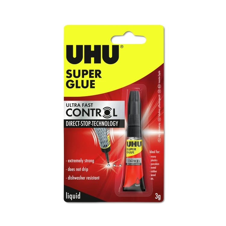 KLEJ SUPER GLUE CONTROL 3G BLISTER UHU