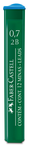 WKŁAD GRAFITOWY 0,7MM 2B FABER-CASTELL