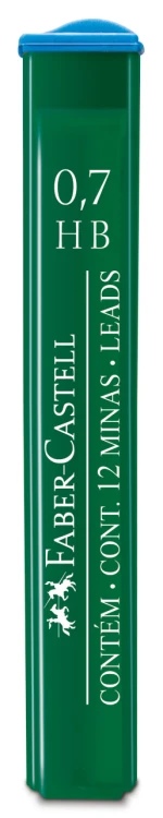 WKŁAD GRAFITOWY 0,7MM HB FABER-CASTELL